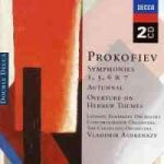 普羅高菲夫：第1、5、6、7號交響曲、希伯萊主題序曲、秋天的 (2CDs)<br>阿胥肯納吉指揮倫敦交響樂團、音樂會堂管弦樂團、克利夫蘭管弦樂團<br>Prokofiev: Symphonies 1, 5, 6 & 7 etc.